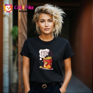 Tricou Free Air Until Bag Of Crisps, Copii | Dama | Barbat, culoare negru - Img 12