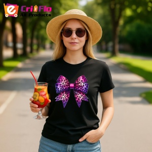 Tricou Fundita violet si roz cu imprimeu leopard stil cool edgy Copii | Dama | Barbat Barbat - Img 22
