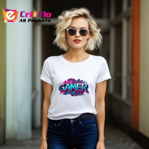 Tricou Gamer Neon Stil Retro, Copii | Dama | Barbat - Img 12