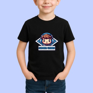 Tricou Gamer vibes Negru, Copii | Dama | Barbat