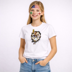 Tricou German National Team World Cup Fifa 2026, din bumbac 100%, tricou alb, Copii | Dama | Barbat - Img 3