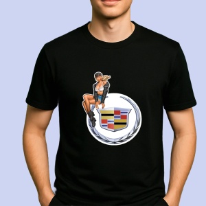 Tricou Girl Cu Logo Cadilac | Unisex Dama si Barbat