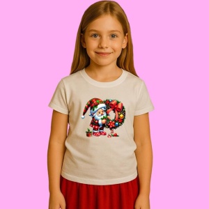 Tricou Gnome Copil Cu Coronita, din bumbac 100%, tricou alb, Copii | Dama | Barbat - Img 2