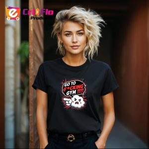 Tricou Go To Fcking Gym Personaj Nervos, Copii | Dama | Barbat, culoare negru - Img 12