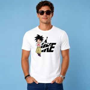 Tricou Goku Copil Dragon Ball Z Urban Fashion Logo Negru, din bumbac 100% Copii | Dama | Barbat - Img 3