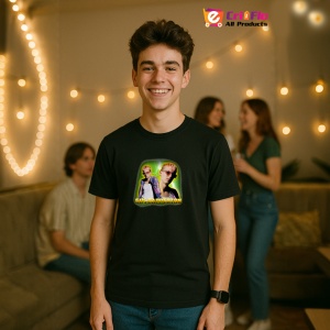 Tricou Gus Dapperton - Neon Green, muzica Rock (Heavy Metal), Dama | Barbat | Copii, Culoare Negru - Img 8