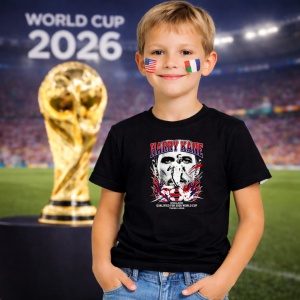 Tricou Harry Kane England World Cup Fifa 2026, din bumbac 100%, tricou negru, Copii | Dama | Barbat - Img 5