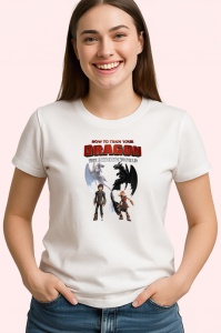 Tricou How to Train Your Dragon legatura unica dintre un baiat si dragonul sau, Copii | Dama | Barbat - Img 4