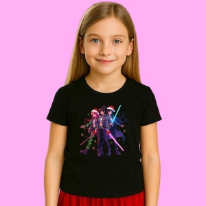 Tricou Huntrix K Pop Hunters Demon Trio Luptatoare Festive Cu Arme, din bumbac 100%, tricou negru, Copii | Dama | Barbat - Img 2