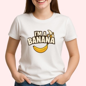 Tricou I m a banana - Copii | Dama | Barbat - Img 3