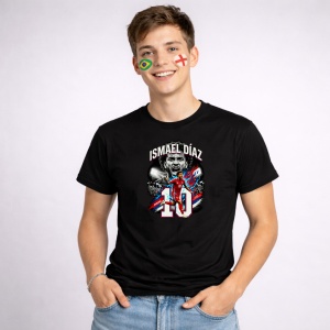 Tricou Ismael Diaz Panama World Cup Fifa 2026, din bumbac 100%, tricou negru, Copii | Dama | Barbat - Img 3