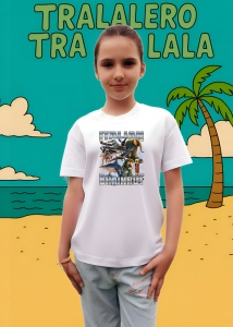 Tricou Italian Brainrot 3 ** Tralalero Tralala Copii | Dama | Barbat - Img 4