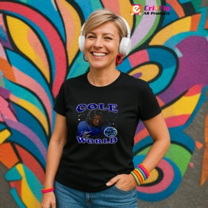 Tricou J. Cole, muzica Hip-Hop / Trap, Dama | Barbat | Copii, Culoare Negru - Img 13