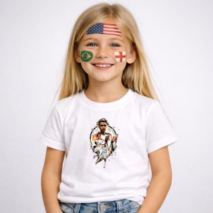 Tricou Jamal Musiala Germany World Cup Fifa 2026 V4, din bumbac 100%, tricou alb, Copii | Dama | Barbat