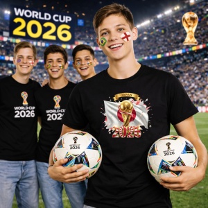 Tricou Japan World Cup 2026 Fifa V2, din bumbac 100%, tricou negru, Copii | Dama | Barbat - Img 7