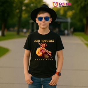 Tricou Jimi Hendrix - Experience, muzica Hip-Hop / Rap, Dama | Barbat | Copii, Culoare Negru - Img 6
