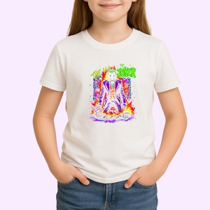 Tricou joker in flacari stil colorat, Copii | Dama | Barbat - Img 3