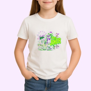 Tricou joker scena parc distractii explozie culori, Copii | Dama | Barbat - Img 3
