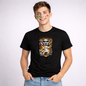 Tricou Joshua Kimmich Germany World Cup Fifa 2026, din bumbac 100%, tricou negru, Copii | Dama | Barbat - Img 2