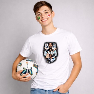 Tricou Jude Bellingham England World Cup Fifa 2026 V3, din bumbac 100%, tricou alb, Copii | Dama | Barbat - Img 2