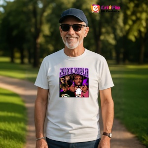Tricou Juice WRLD - Purple Pose, muzica Pop / Country), Dama | Barbat | Copii - Img 3