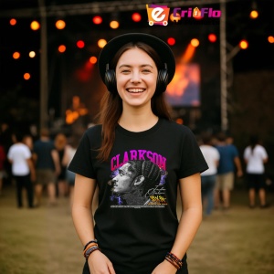 Tricou Kelly Clarkson, muzica Hip-Hop / Emo Rap, Dama | Barbat | Copii, Culoare Negru - Img 5