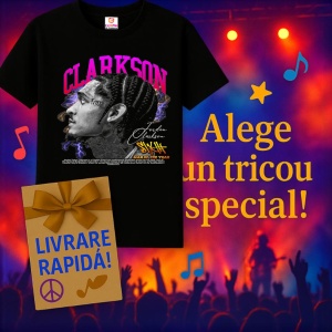 Tricou Kelly Clarkson, muzica Hip-Hop / Emo Rap, Dama | Barbat | Copii, Culoare Negru - Img 7