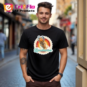 Tricou Kendama design mandala stil artistic, din bumbac 100%, tricou negru pentru Copii | Dama | Barbat - Img 3