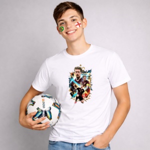 Tricou Kevin De Bruyne Belgium World Cup Fifa 2026 V3, din bumbac 100%, tricou alb, Copii | Dama | Barbat - Img 3