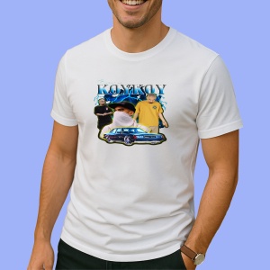 Tricou Koykoy - Masked Blue Scene, muzica POP, Dama | Barbat | Copii - Img 2