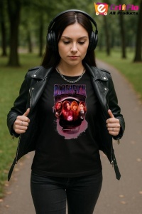 Tricou KPOP dama cu trupa formatia BLACK PINK IN YOUR AREA , music Coreean 151 - Img 6
