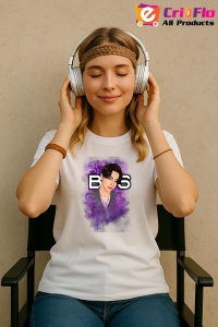 Tricou KPOP dama cu trupa formatia BTS JUNKKOOK , music Coreean 192 - Img 8