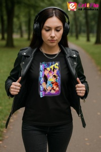 Tricou KPOP dama cu trupa formatia BTS , music Coreean 175 - Img 6