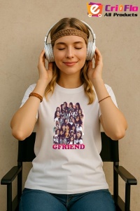 Tricou KPOP dama cu trupa formatia GFRIEND , music Coreean 212 - Img 8
