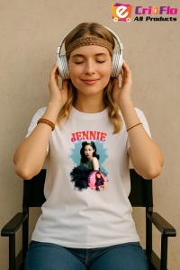 Tricou KPOP dama cu trupa formatia JENNE , music Coreean 221