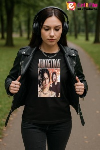 Tricou KPOP dama cu trupa formatia JEONGYEON , music Coreean 229 - Img 6