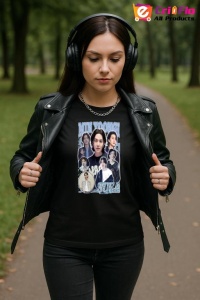 Tricou KPOP dama cu trupa formatia MIN YOONGI SUGA , music Coreean 267 - Img 5