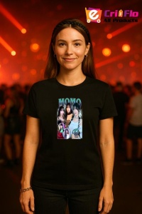 Tricou KPOP dama cu trupa formatia MOMO , music Coreean 271 - Img 4
