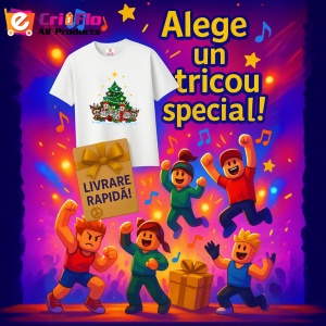 Tricou Labubu brad craciun, Unisex Dama si Barbat | Copii - Img 11