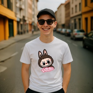 Tricou Labubu fata clasica, Unisex Dama si Barbat | Copii - Img 9