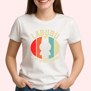 Tricou Labubu spirit animal, Unisex Dama si Barbat | Copii - Img 2