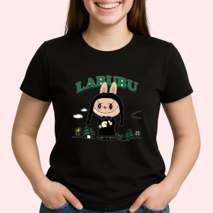 Tricou Labubu wednesday, Unisex Dama si Barbat | Copii, Culoare Negru