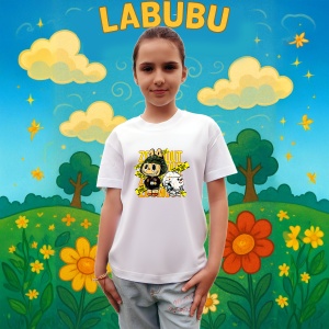 Tricou Labubu zoom out, Unisex Dama si Barbat | Copii - Img 3