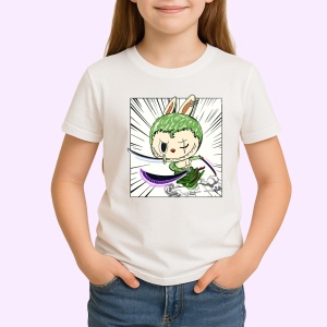 Tricou Labubu zoro, Unisex Dama si Barbat | Copii