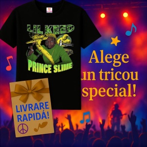 Tricou Lil Keed - Prince Slime, muzica INDIE, Dama | Barbat | Copii, Culoare Negru - Img 7