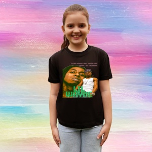 Tricou Lil Wayne, muzica Indie Pop, Dama | Barbat | Copii, Culoare Negru - Img 4