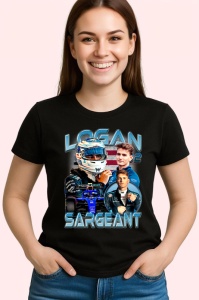 Tricou Logan Sargeant Formula 1, Copii | Dama | Barbat - Img 3
