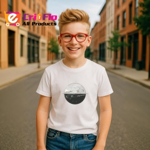 Tricou Luna Neagra Cu Stele Ilustratie, Copii | Dama | Barbat - Img 7