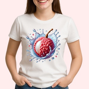 Tricou Lychee si valuri dulci, Fructe, Copii | Dama - Img 2