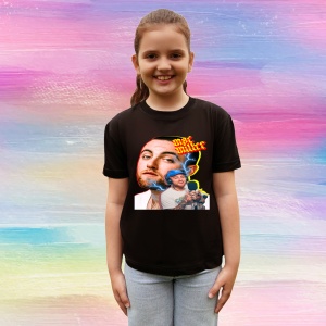 Tricou Mac Miller (1), muzica Rap, Dama | Barbat | Copii, Culoare Negru - Img 4